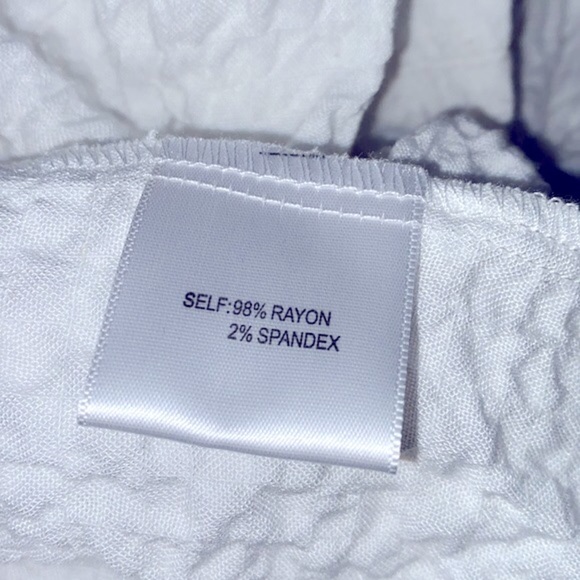 Jane & Delancey white sleeveless top size small oversized new with tags - Picture 6 of 6